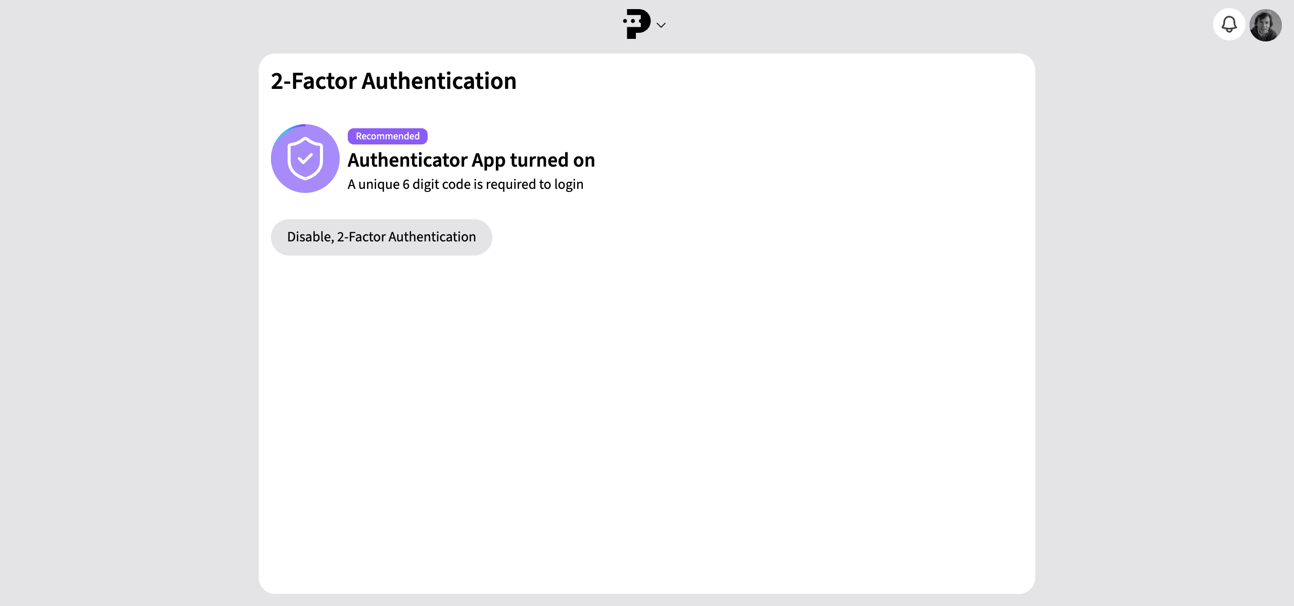 Two-factor authentication