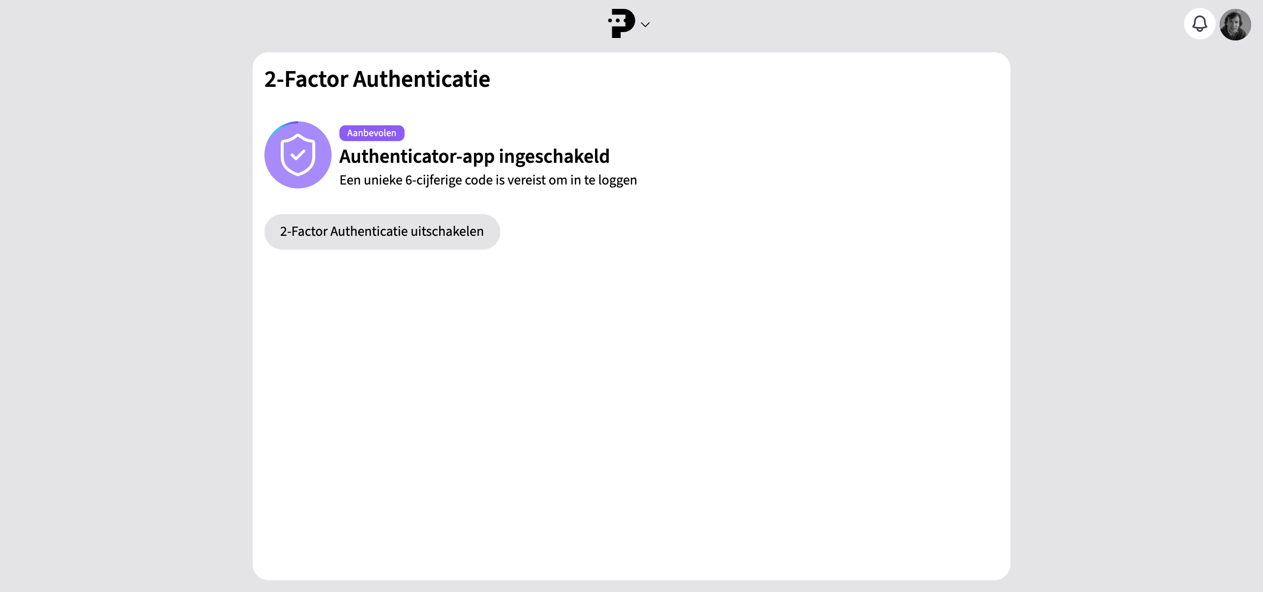 Tweefactorauthenticatie